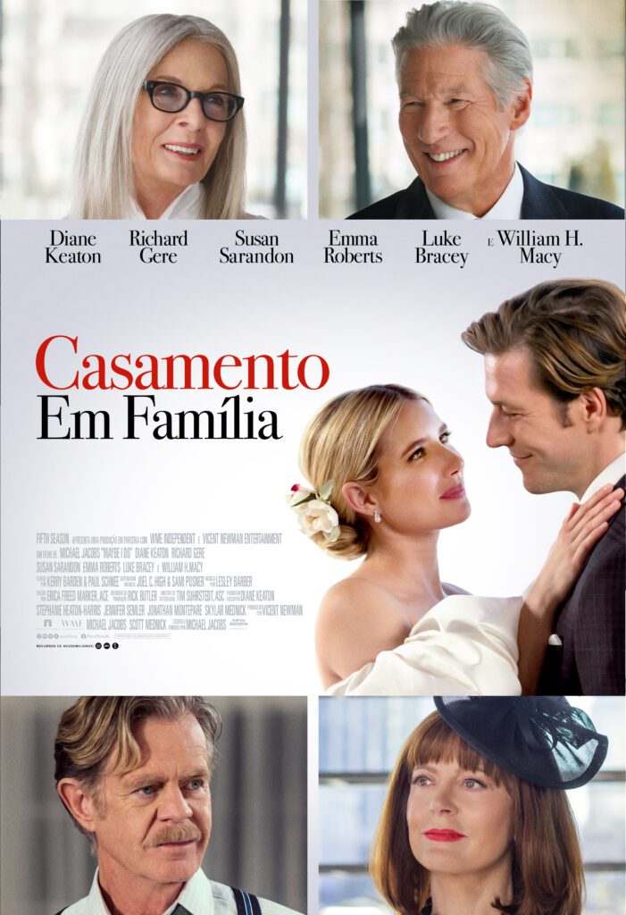Novo cartaz de Casamento em Família, nova comédia romântica da Paris Filmes.