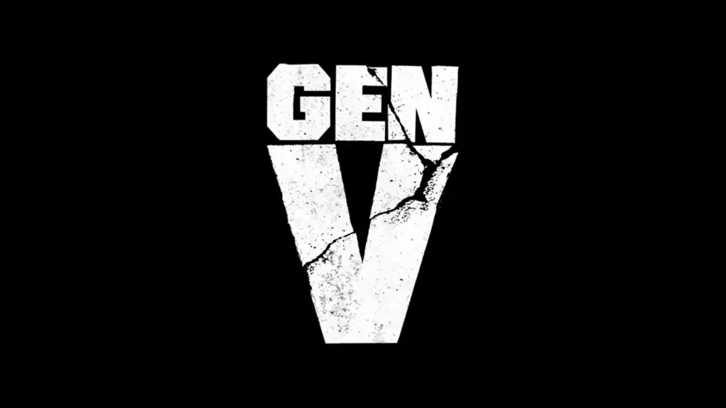 Logomarca da série Gen V, que se apresenta como um spin-off de The Boys, adaptação da Prime Video dos quadrinhos de mesmo nome. Conheça o elenco, sinopse, trailer e data de lançamento.