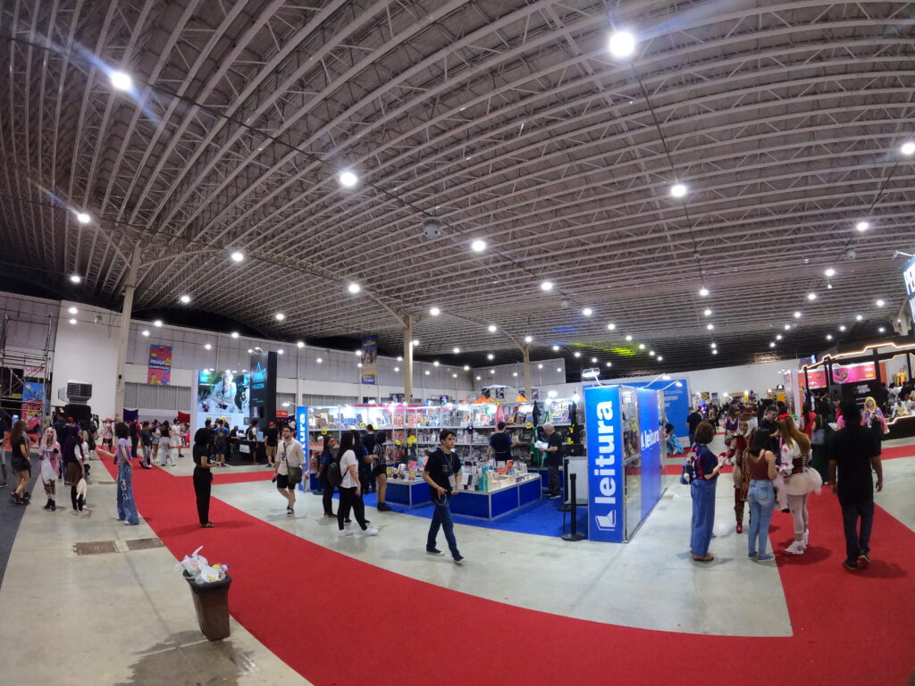 Stand da Leitura na primeira edição do Imagineland em João Pessoa, na Paraíba.